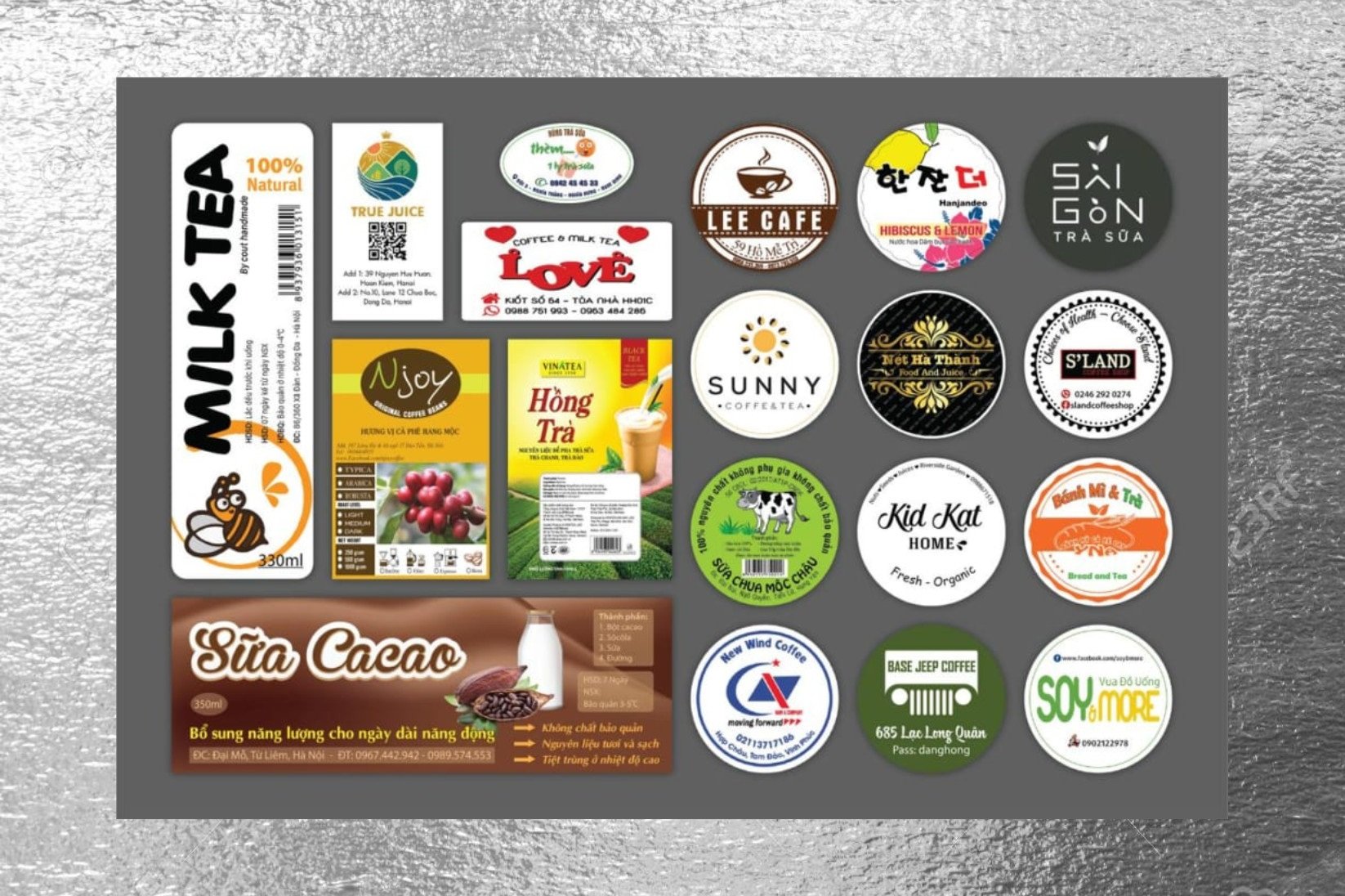 In Decal, Nhãn mác, Sticker